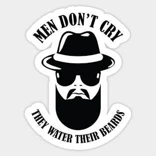 Men don't cry Sticker